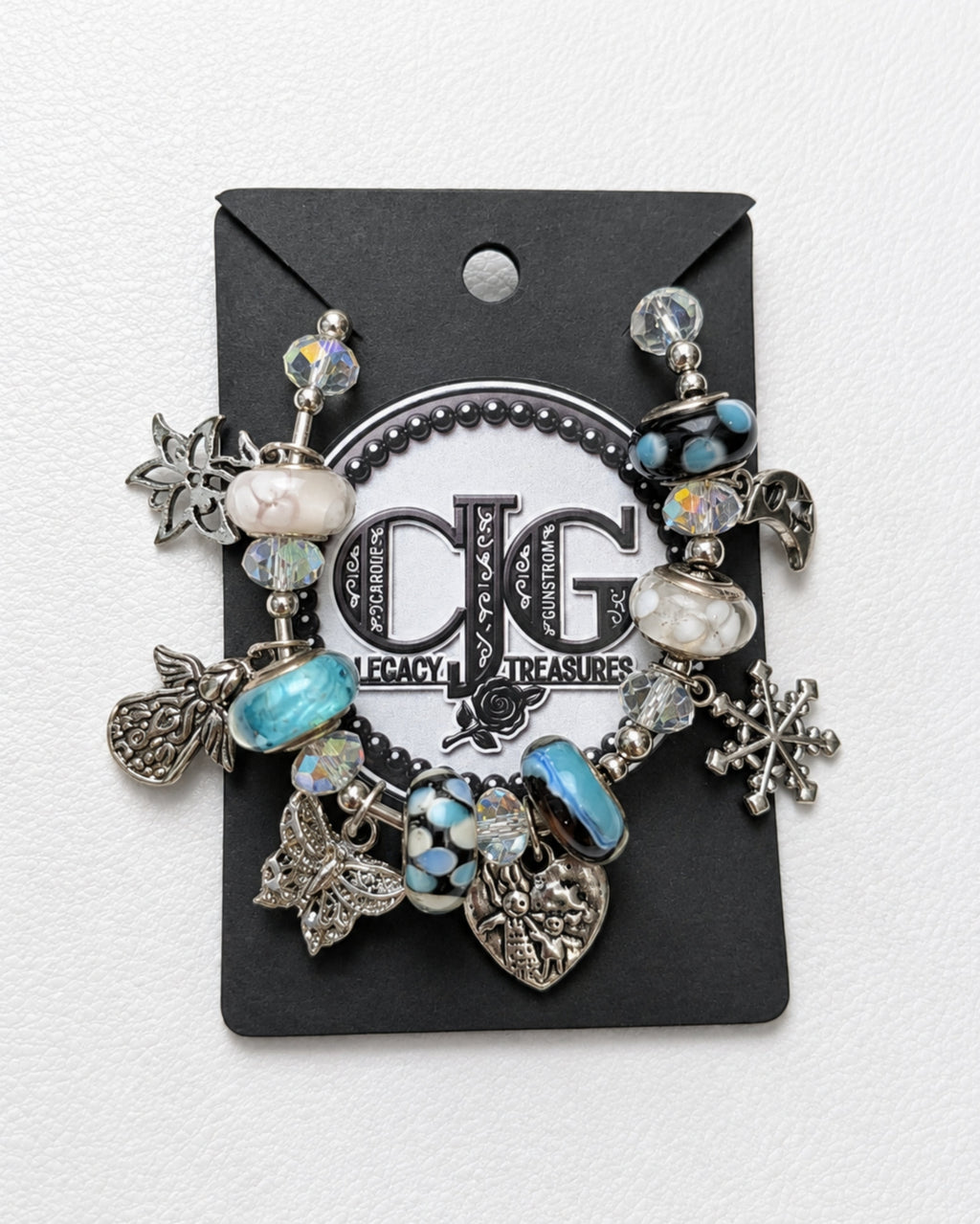 Aqua Seasons Charm Bracelet