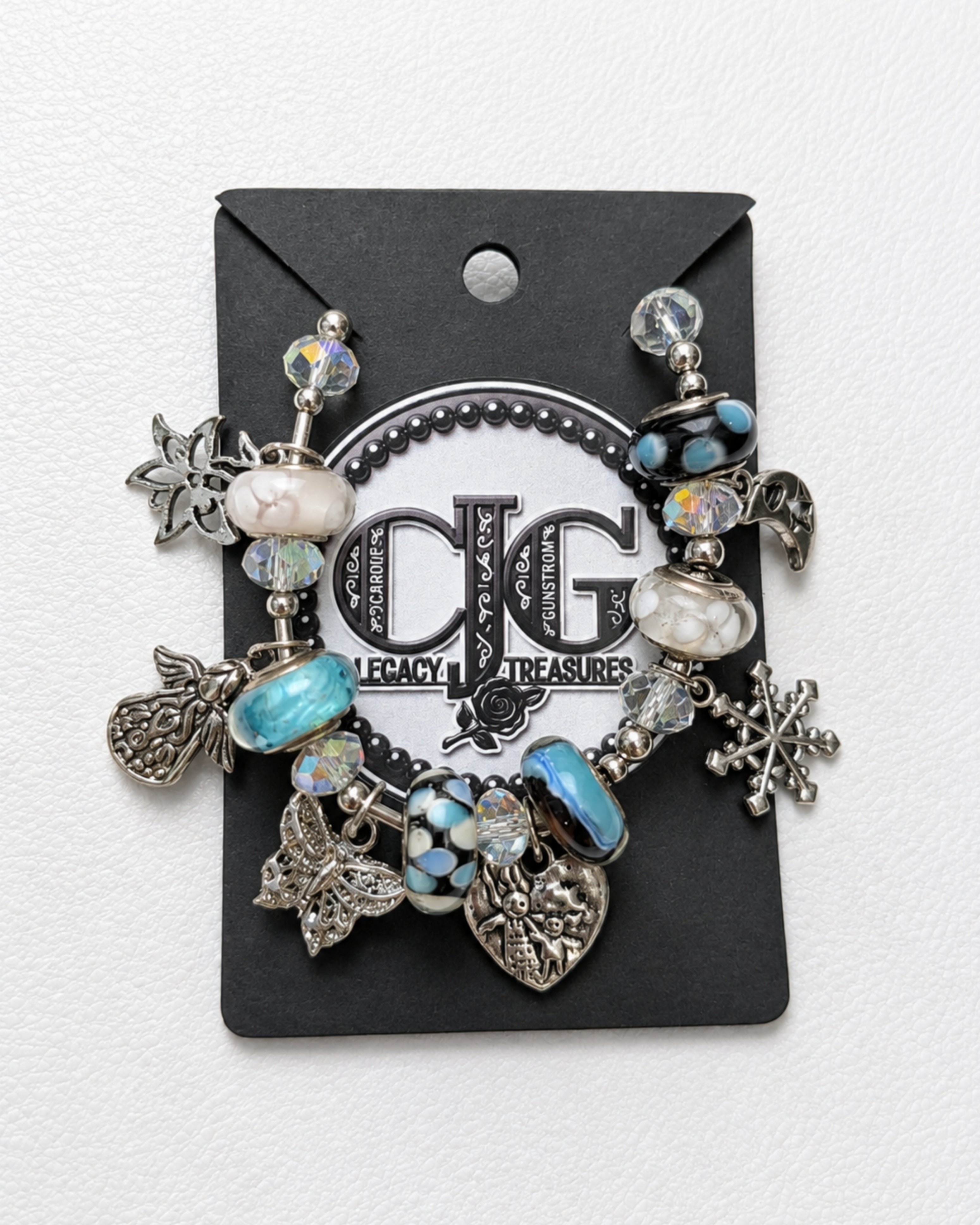 Aqua Seasons Charm Bracelet