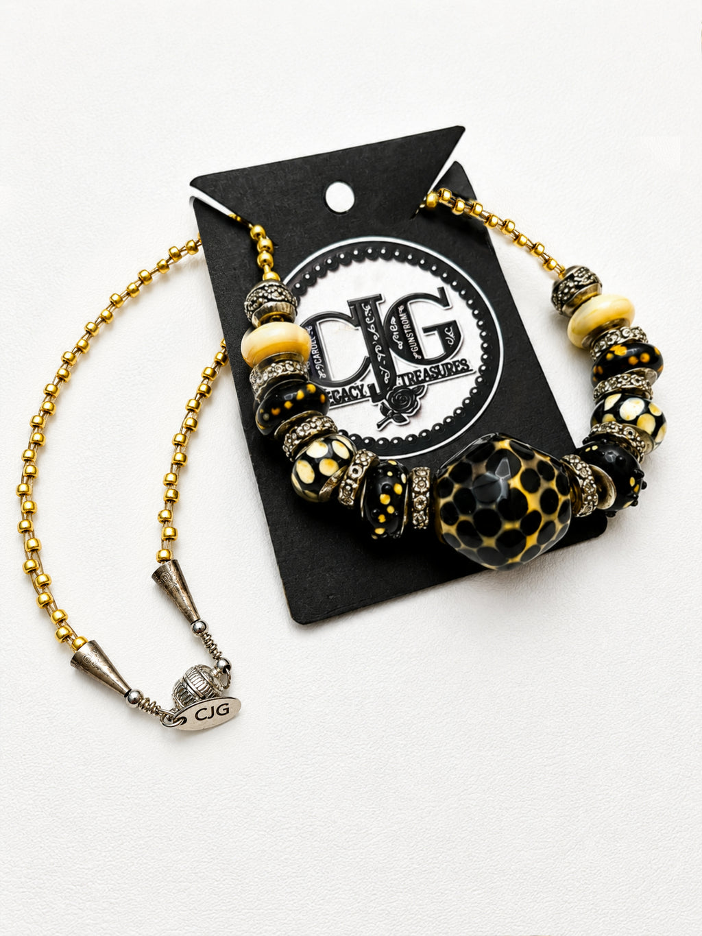 Wild Leopard Pandora Bead Necklace