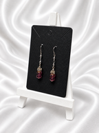 Amethyst Crystal Drop Earrings