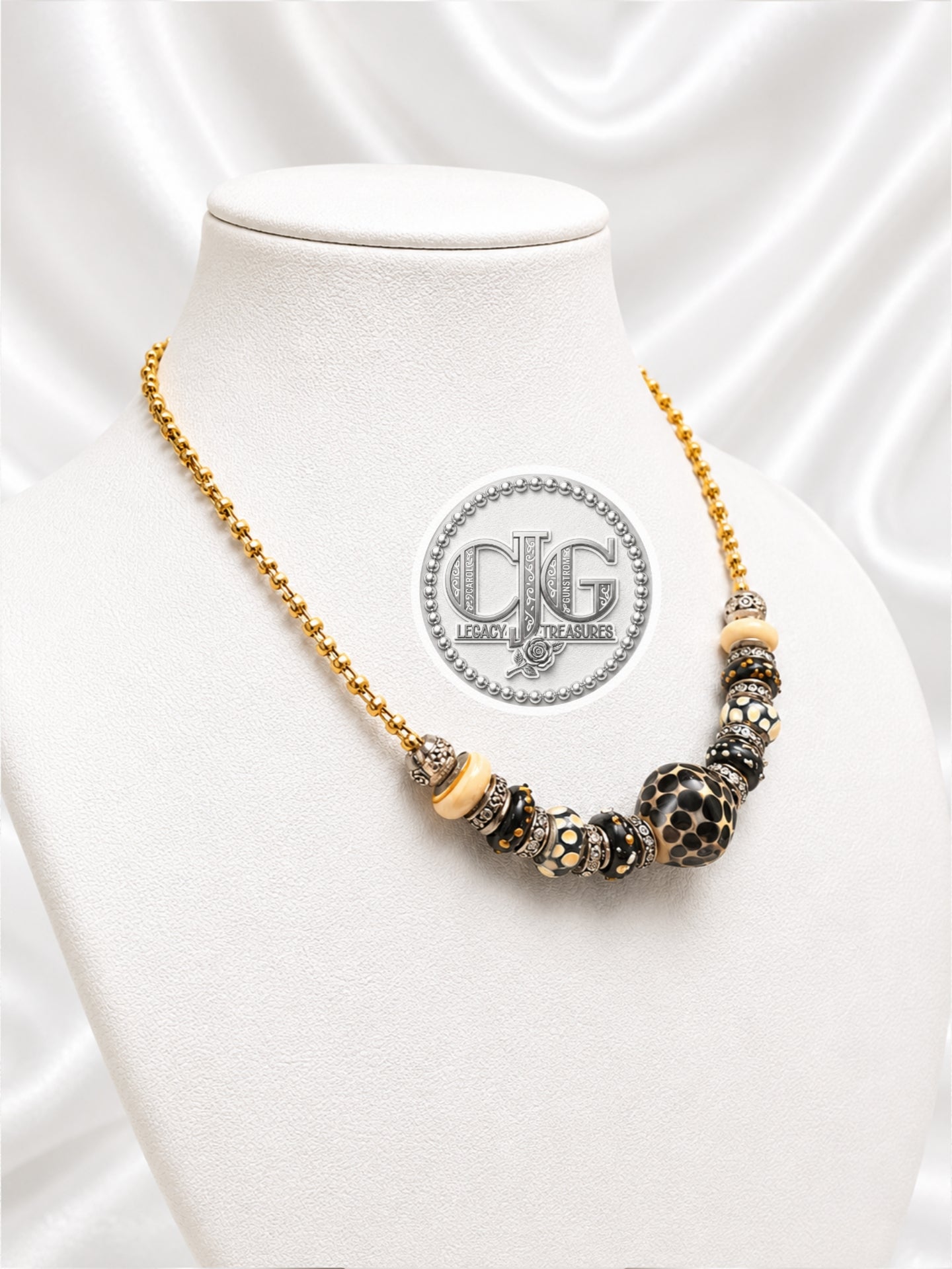 Wild Leopard Pandora Bead Necklace