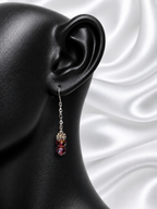 Amethyst Crystal Drop Earrings