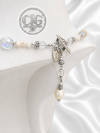 Baroque Pearl & Crystal Backdrop Necklace