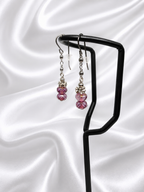Amethyst Crystal Drop Earrings