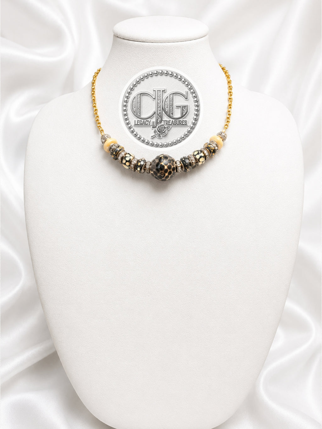 Wild Leopard Pandora Bead Necklace