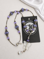 Lavender Pandora Butterfly Necklace