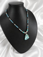 Blue-Green Chrysocolla Pendant Necklace