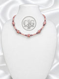 Rose Garden Pearl & Lampwork Necklace