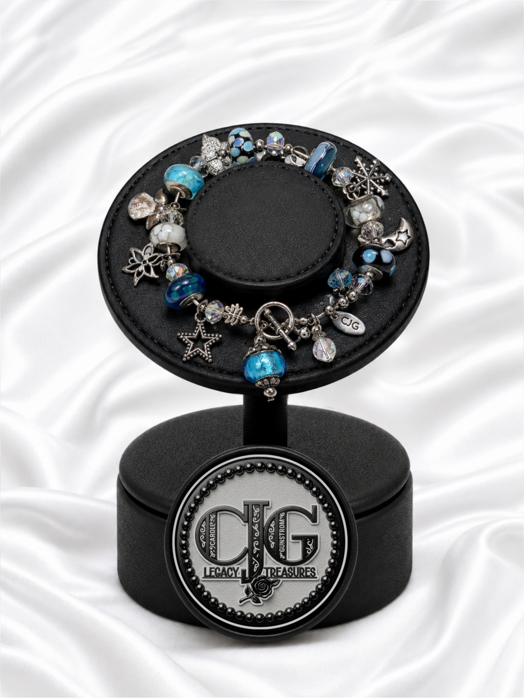 Aqua Seasons Charm Bracelet