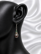 Tahitian-Style Pearl & Crystal Earrings