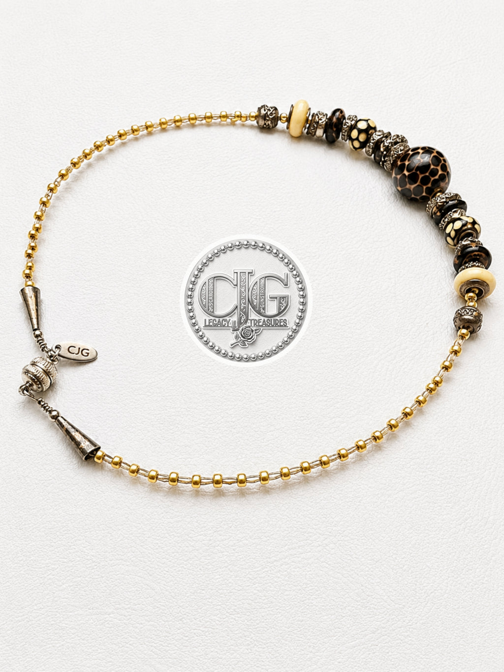 Wild Leopard Pandora Bead Necklace