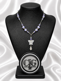 Lavender Pandora Butterfly Necklace