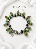 Emerald Isle Headpin Charm Bracelet