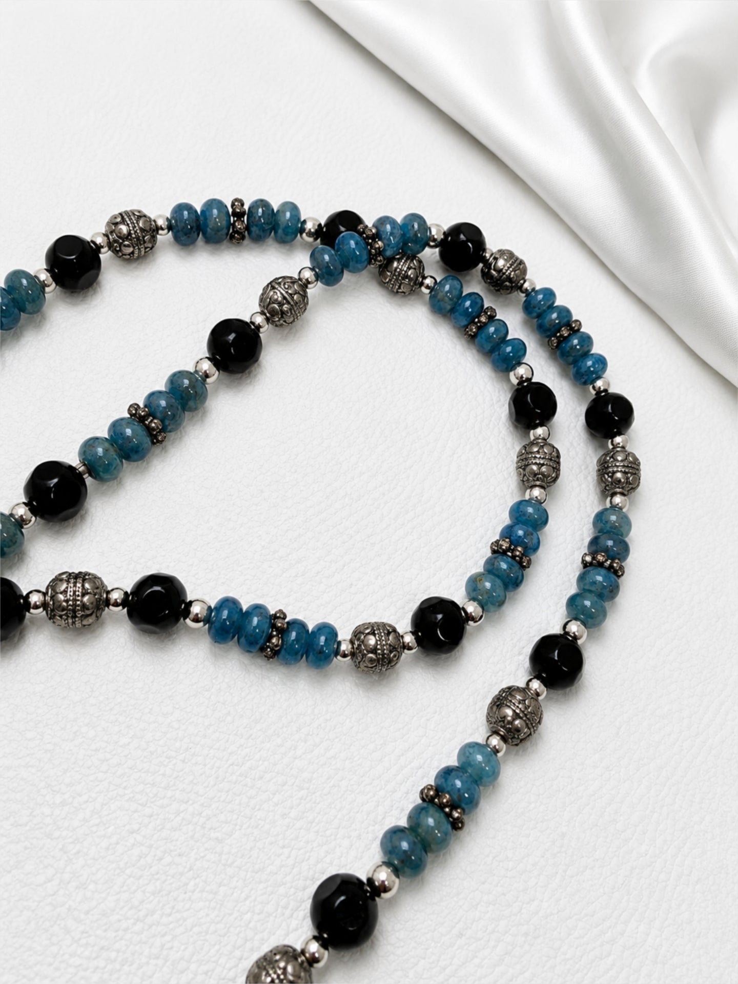 Blue-Green Chrysocolla Pendant Necklace