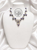 Indigo Galaxy Cluster Necklace