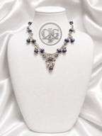Indigo Galaxy Cluster Necklace