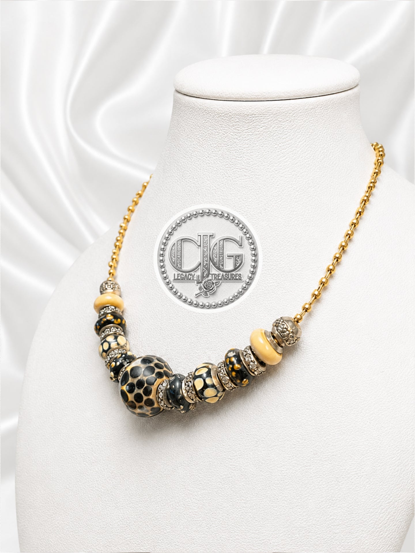 Wild Leopard Pandora Bead Necklace