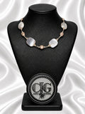 Grey-Brown Botswana Agate & Jasper Necklace
