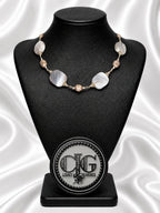 Grey-Brown Botswana Agate & Jasper Necklace