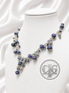 Indigo Galaxy Cluster Necklace