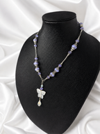 Lavender Pandora Butterfly Necklace