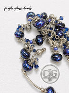 Indigo Galaxy Cluster Necklace