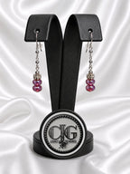 Amethyst Crystal Drop Earrings