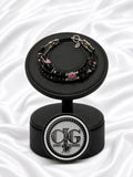 Black-Pink Rose Garden Bracelet