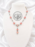 Cherry Blossom Pandora Bead Lariat Necklace
